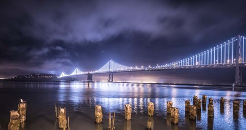 Framed San Francisco–Oakland Bay Bridge, San Francisco, California Print