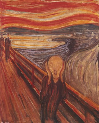Framed Scream, c.1893 Print