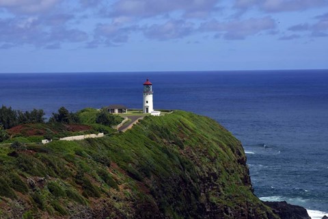 Framed Kilauea Point Lighthouse, Kauai, Hawaii Print