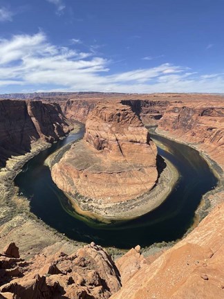 Framed Horseshoe Bend Seen from the Lookout Area, Page, Arizona Print