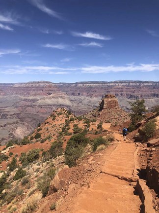 Framed South Kaibab Trail in Grand Canyon, Arizona Print