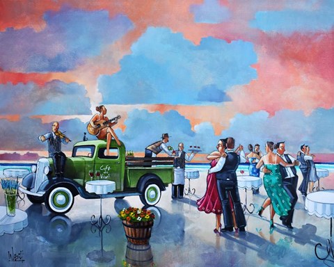 Framed Sundowner II Print