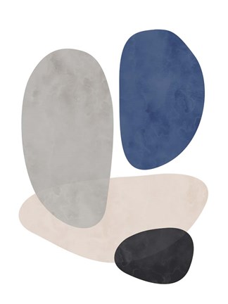 Framed Stone No. 3 Print