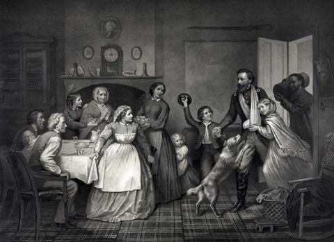 Framed Civil War Soldier Print