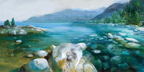 Framed Western Lake II Print