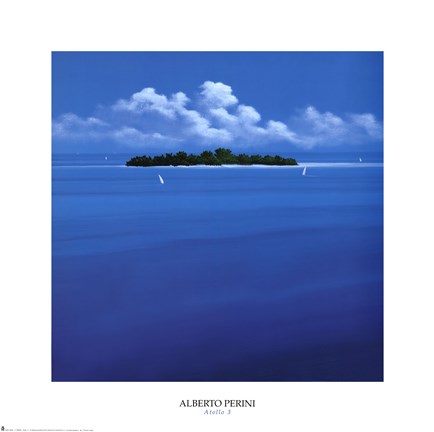 Framed Atollo 3 Print