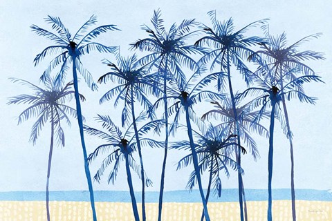 Framed Laguna Palms I Print