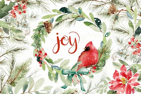 Framed Celebrate the Season V Print