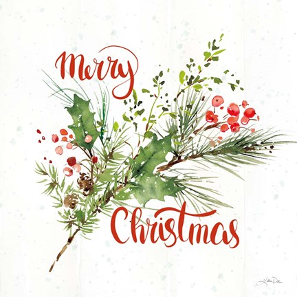 Framed Celebrate the Season IV Print