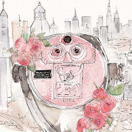 Framed Vintage Travel III Print