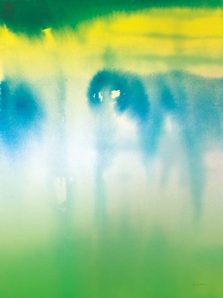 Framed Dip Dye III Bright Print