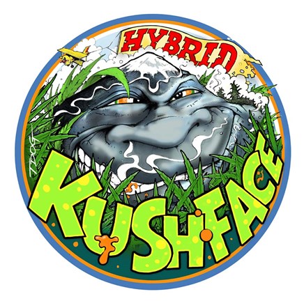 Framed Kush Face Print