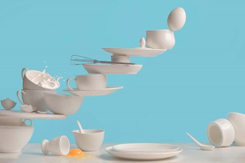 Framed One Touch Omelette Print