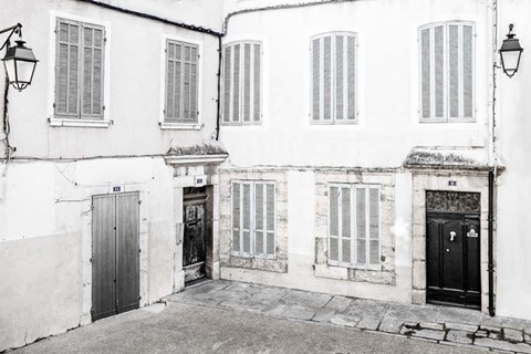 Framed White Corner Print