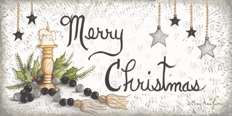 Framed Christmas by Candlelight Print