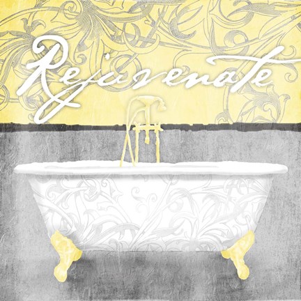 Framed Yellow Rejuvenate Print