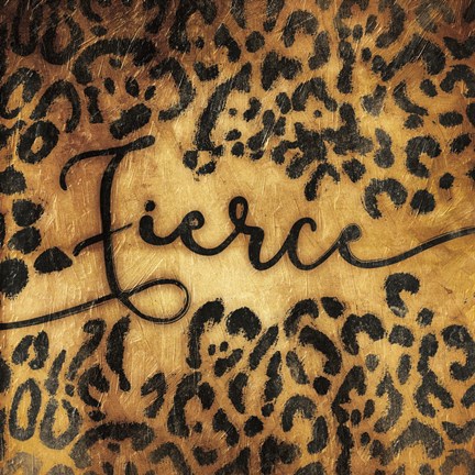 Framed Fierce Animal Print