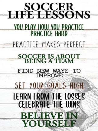 Framed Soccer Life Print