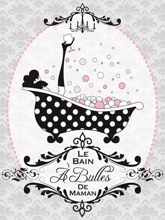 Framed Mommy&#39;s Bubble Bath 03 Print