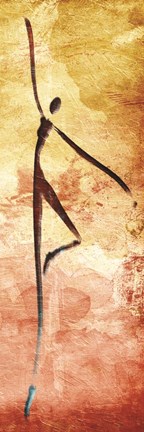 Framed Harmonious Dancer Three Print