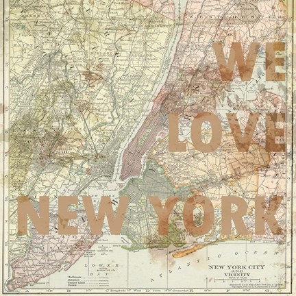 Framed New York City Print