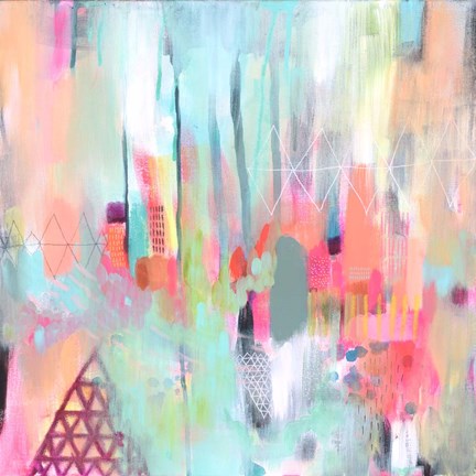 Framed Vibrant Spring 2 Print