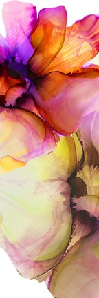 Framed Vibrant Pink Florals 2 Print