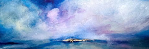 Framed Bright Seascape Lumiere Print