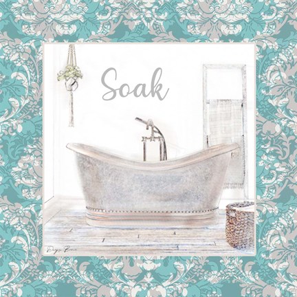 Framed Soaking Tub Print
