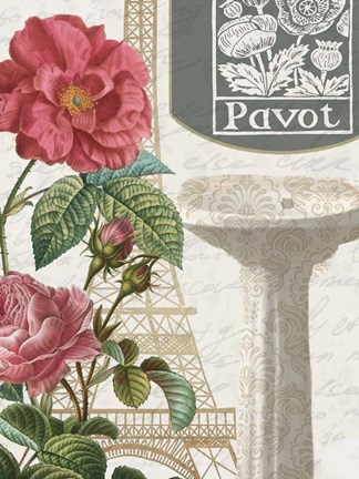 Framed Salle De Bains 2 Print