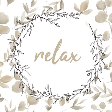 Framed Beige Bath 1 Print