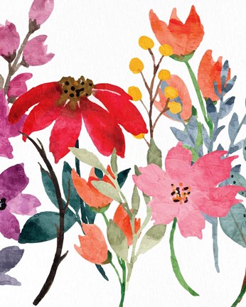 Framed Wildflowers 2 Print