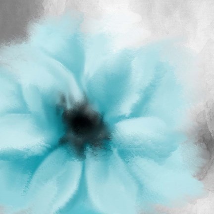 Framed Teal Dreams 1 Print