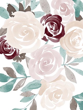 Framed Floral Fall 2 Print