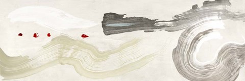 Framed Vibrating Waves Print