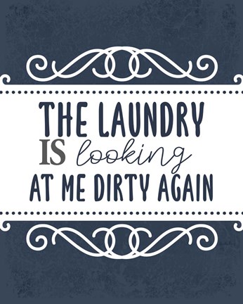 Framed Laundry Today 3 Print