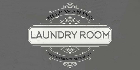 Framed Help Wanted Print