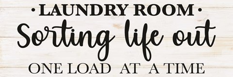 Framed Sorting Life Out Print