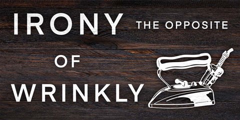 Framed Opposite Of Wrinkly Print