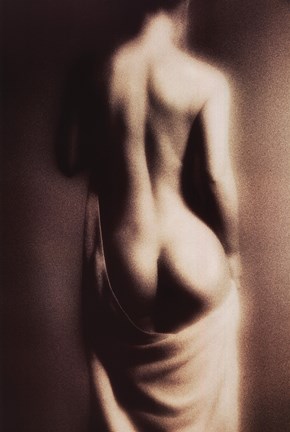 Framed Nude Back Of Woman Print