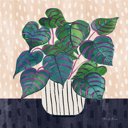 Framed Potted Jewels I Abstract Print