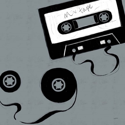 Framed Musical Abstract IV Print