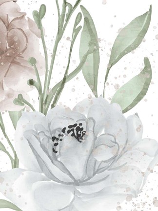 Framed Floral Bloom Panel 2 Print