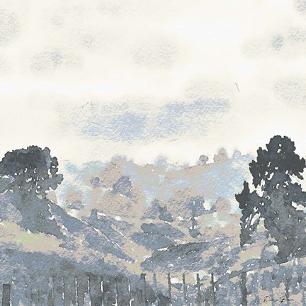 Framed Mountainscape Print