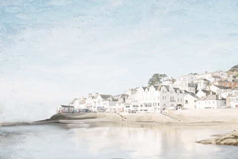 Framed Edge Of The Water Print