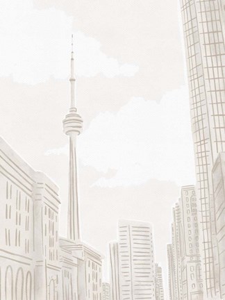 Framed Toronto Print