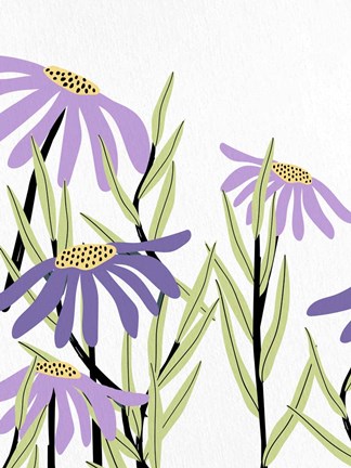 Framed Purple Power 1 Print