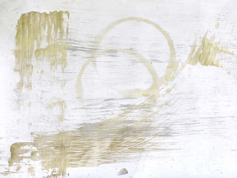 Framed Rings and Strokes 1 Print