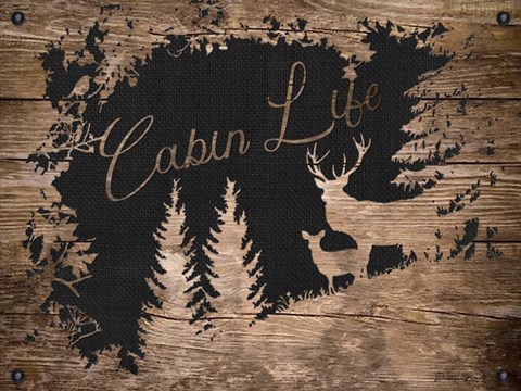 Framed Cabin Life Print