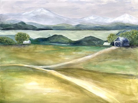 Framed Farmland Beauty 2 Print